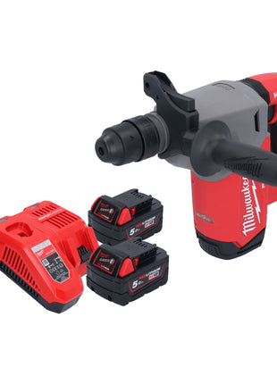 Marteau combiné à batterie Milwaukee M18 FHX-502 18 V 2,5 J SDS-Plus brushless + 2x batteries 5,0 Ah + chargeur