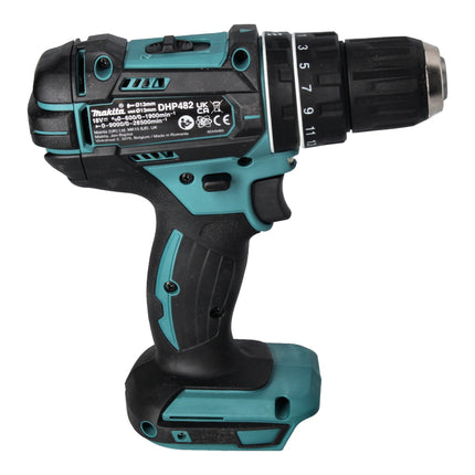 Makita DHP 482 SFJ-R Perceuse-visseuse à percussion sans fil 18 V 62 Nm + 2x batterie 3,0 Ah + chargeur + RHINO