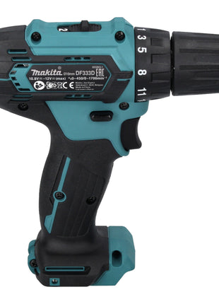 Makita DF 333 DSAJ perceuse/visseuse sans fil 12 V consommation max. 30 Nm + 2x batterie 2,0 Ah + chargeur + makpac