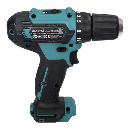 Makita DF 333 DSAJ perceuse/visseuse sans fil 12 V consommation max. 30 Nm + 2x batterie 2,0 Ah + chargeur + makpac