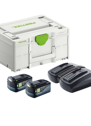 Festool Energie-Set SYS 18V 2x5,0/TCL 6 DUO ( 577707 ) 2x batterie 5,0 Ah + TCL 6 DUO chargeur + Systainer