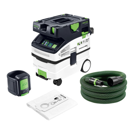 Odkurzacz mobilny Festool CTL MIDI I CT-F CLEANTEC 15 l klasa pyłowa L ( 578038 ) + pilot Bluetooth + akcesoria