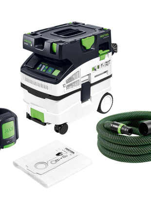 Festool CTM MIDI I CT-F CLEANTEC Aspirateur mobile 15 l Staubkl. M ( 578034 ) + Bluetooth Fernbedienung