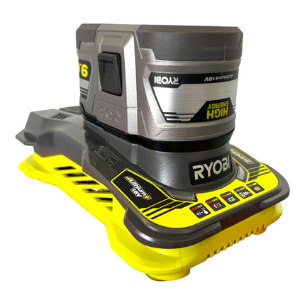Ryobi RC18150-190 Kit de démarrage 18 V ONE+ 1 batterie Lithium+ haute énergie 9,0 Ah + chargeur rapide (5133004421)