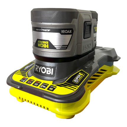 Ryobi RC18150-190 Kit de démarrage 18 V ONE+ 1 batterie Lithium+ haute énergie 9,0 Ah + chargeur rapide (5133004421)