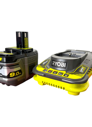 Ryobi RC18150-190 Starter Set 18 V ONE+ 1x Batería de Litio+ de Alta Energía 9,0 Ah + Cargador Rápido (5133004421)