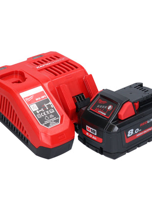 Milwaukee M18 FCHS-801 Akku Kettensäge 18 V 40 cm Brushless + 1x Akku 8,0 Ah + Ladegerät