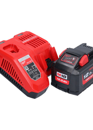 Tronçonneuse à batterie Milwaukee M18 FCHS-121 18 V 40 cm sans balais (4933464223) + 1x batterie 12,0 Ah + chargeur