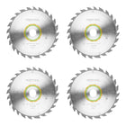Festool HW 230x2,5x30 W24 Lame circulaire WOOD STANDARD 4 pces ( 4x 500647 ) 230 x 2,5 x 30 mm 24 dents pour tous les matériaux en bois, panneaux de construction, matières plastiques souples, coupe grossière