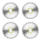 Hoja de sierra circular Festool HW 230x2,5x30 W24 WOOD STANDARD 4 piezas (4x 500647) 230 x 2,5 x 30 mm 24 dientes para todos los materiales de madera, paneles de materiales de construcción, plásticos blandos, desbaste