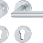 HOPPE Garniture à rosette Amsterdam 58/42KV/42KVS/1400 aluminium F1 ( 3000203803 )