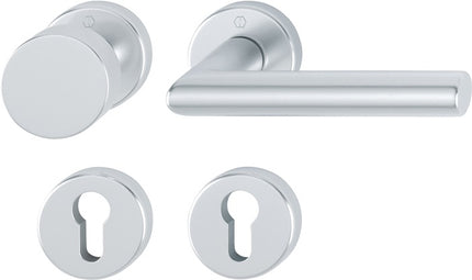 HOPPE Garniture à rosette Amsterdam 58/42KV/42KVS/1400 aluminium F1 ( 3000203803 )