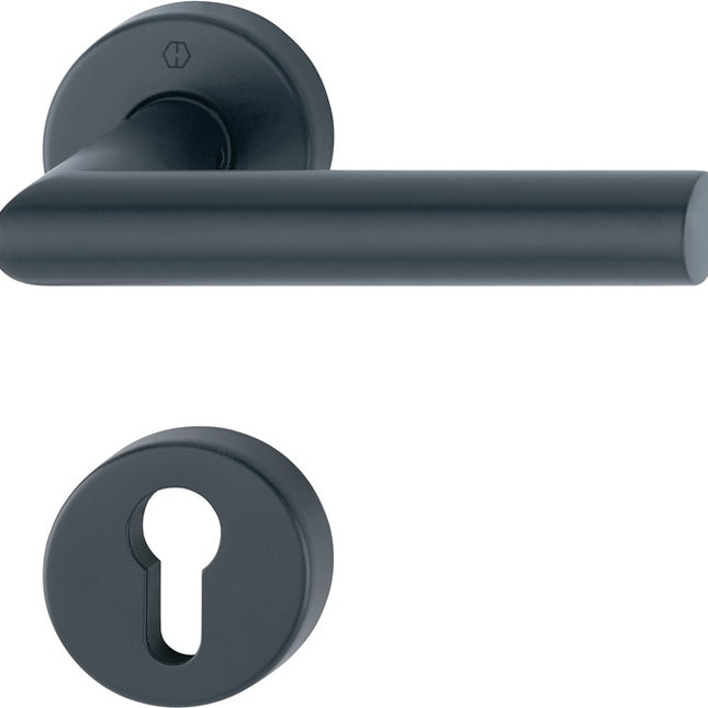 HOPPE Garniture à rosette Amsterdam E1400Z/42KV/42KVS Acier inoxydable F9714M ( 3000209762 )