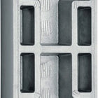 DENI Base pour verrou de porte Vario pour tringles en applique ( 3000215031 )