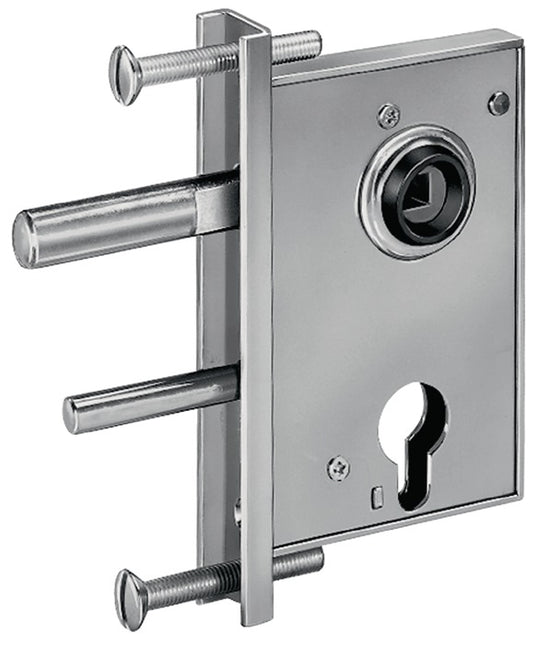 Serrure à grille AMF 107 dimension de l'axe 50 mm galvanisée ( 3311021048 )