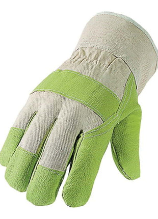 ASATEX guantes de cuero artificial talla 10.5 verde/natural (4000371000)