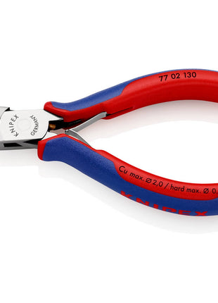 KNIPEX Pince coupante latérale électronique  longueur 130 mm forme 0 ( 4000794259 )