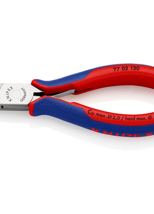 KNIPEX Pince coupante latérale électronique  longueur 130 mm forme 0 ( 4000794259 )