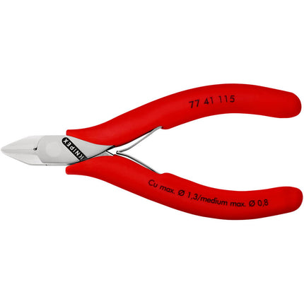KNIPEX pince coupante latérale pour l'électronique longueur 115 mm forme 2 ( 4000810487 )