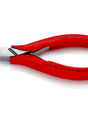 KNIPEX pince coupante latérale pour l'électronique longueur 115 mm forme 2 ( 4000810487 )