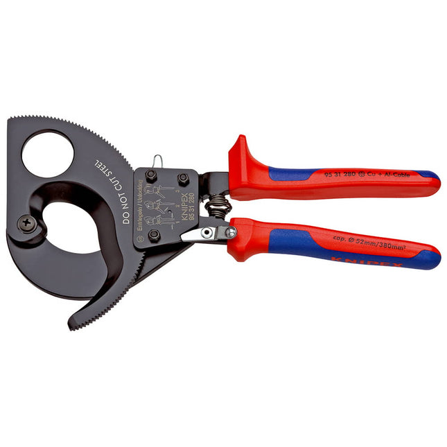 KNIPEX Cisaille à câbles  L. totale 280 mm max. 52 (380 mm²) mm ( 4000810929 )
