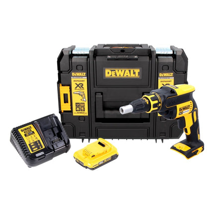 DeWalt DCF 620 D1 Akku Trockenbauschrauber 18 V 30 Nm Brushless + 1x Akku 2,0 Ah + Ladegerät + TSTAK - Toolbrothers