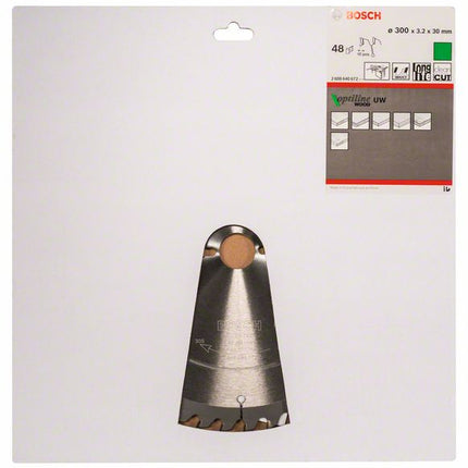 BOSCH Lame pour scie circulaire Optiline Wood D. ext. 300 mm nombre de dents 48 UW ( 4000815446 )