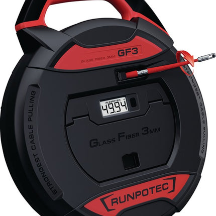 RUNPOTEC Appareil de tirage de câbles GF3 Longueur de bande 50 m Rayon de courbure 38 mm ( 4000818686 )