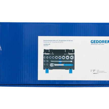 GEDORE Jeu de clés à douille 19 DMU-20 15 pièces 1/2 po. ( 4000820533 )