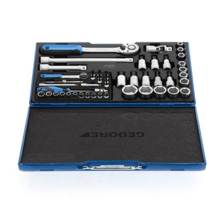 GEDORE Jeu de clés à douille 19 V20U-10 50 pièces 1/4 + 1/2 po. ( 4000820550 )