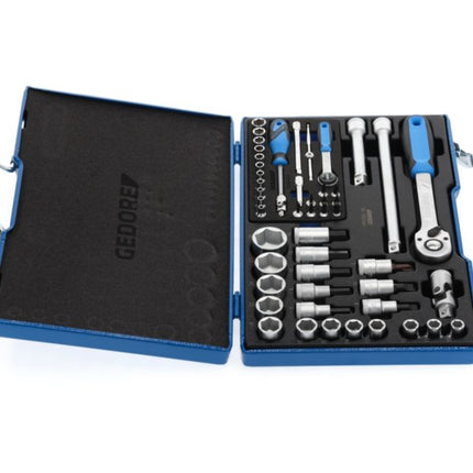 GEDORE Jeu de clés à douille 19 V20U-10 50 pièces 1/4 + 1/2 po. ( 4000820550 )