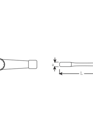 STAHLWILLE Llave de nudillos de latón 4205 Tamaño de llave 65 mm (4000826127)