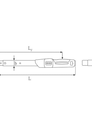 STAHLWILLE Clé dynamométrique 730N/10 20 - 100 Nm ( 4000826521 )