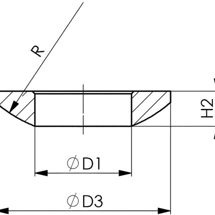 AMF Rondelle sphérique DIN 6319C pour vis M20 ( 4000833461 )