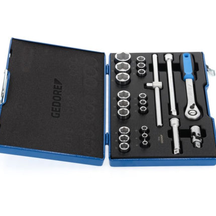 GEDORE Jeu de clés à douille 19 EMU-20 23 pièces 1/2 po. ( 4000880494 )