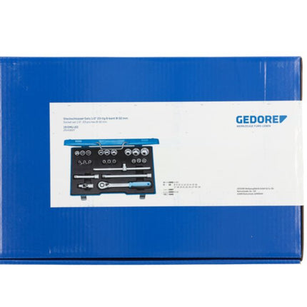 GEDORE Jeu de clés à douille 19 EMU-20 23 pièces 1/2 po. ( 4000880494 )