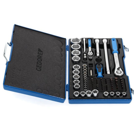 GEDORE Jeu de clés à douille 19 V20U-20 81 pièces 1/4 + 1/2 po. ( 4000880519 )