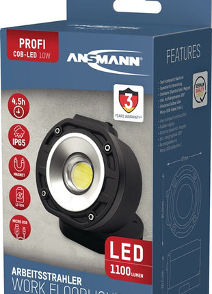 ANSMANN Lampe LED rechargeable FL1100R 3,7 V 4000 mAh ( 4000902124 )