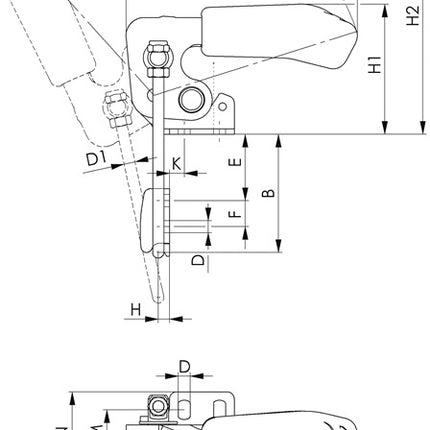 Tendeur de fermeture AMF n° 6848V taille 3 ( 4123683300 )