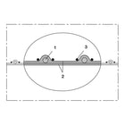 NORRES Tuyau d'aspiration et de soufflage SIL 391 TWO Ø intérieur 38 mm ( 4501400660 )