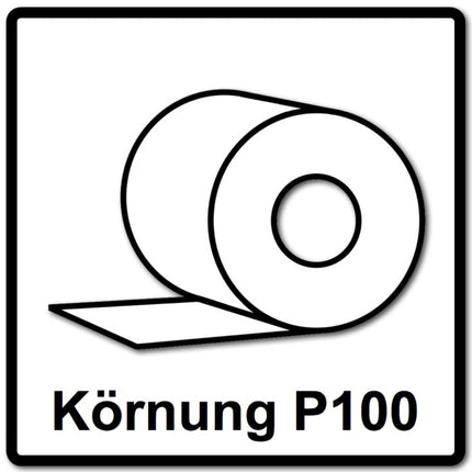 Festool Granat Abrasifs en rouleau 115x25m P100 GR (201106)