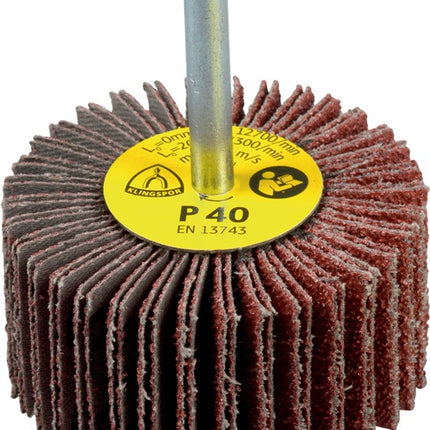 KLINGSPOR Roues à lamelles KM 613 Ø60xH30mm Granulométrie 100 ( 8000352820 )