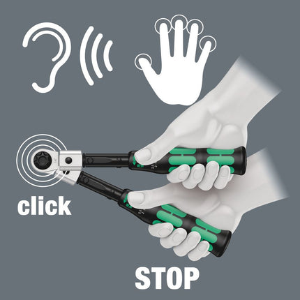 Clé dynamométrique WERA Click-Torque X 1 2,5 - 25 Nm ( 8000377296 )