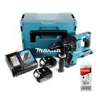 Makita DHR 264 2 x 18 V / 36 V Li-Ion SDS Plus Akku-Bohrhammer in Makpac 4 mit Einlage + 2 x 3,0 Ah Akku + 1 x Ladegerät + 5 Bohrer - Toolbrothers