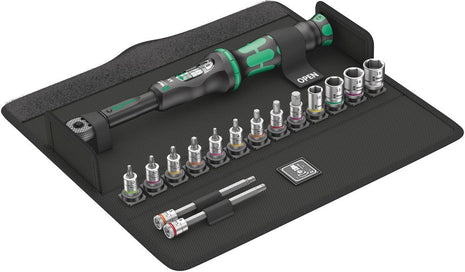 WERA Jeu de clés dynamométriques Bicycle Set Torque 1 16 pièces 2,5 - 25 Nm 1/4 ″ ( 8000544748 )