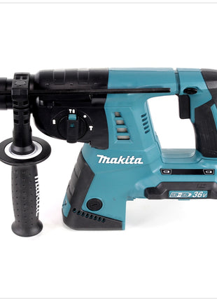 Makita DHR 263 RMJ Akku Bohrhammer 3,0J 36V SDS-Plus + 2x Akku 4,0Ah + Ladegerät + 5 tlg. Hartmetall Bohrer Set für Mauerwerk und Beton im Makpac 4 - Toolbrothers