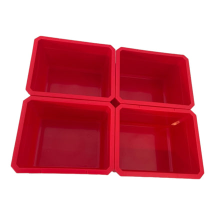 Qbrick System Container Set Nr. 1 Paroi d'atelier 39 x 35 cm avec 4 étagères pour valises System ONE et System TWO