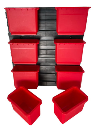 Qbrick System Container Set nº 2 pared taller 39 x 35 cm con 8 contenedores para maletas System ONE y System TWO