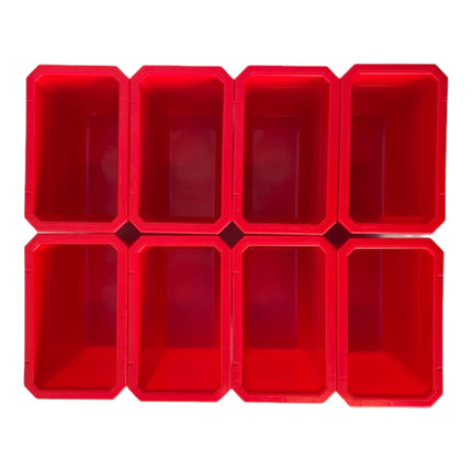 Qbrick System Container Set Nr. 2 Paroi d'atelier 39 x 35 cm avec 8 étagères pour valises System ONE et System TWO
