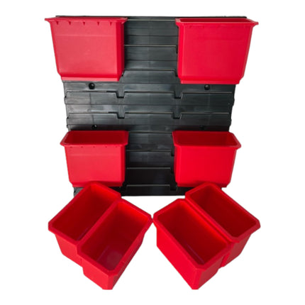 Qbrick System Container Set Nr. 2 Paroi d'atelier 39 x 35 cm avec 8 étagères pour valises System ONE et System TWO